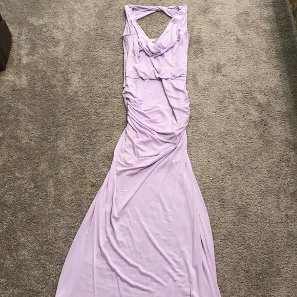 bcbg lilac dress
